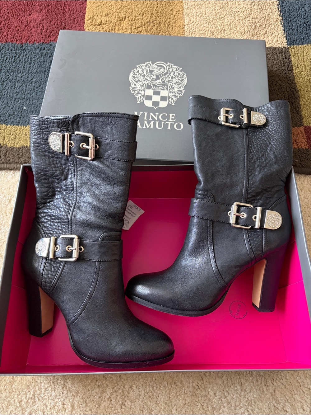 Never worn Vince Camuto Black Shoe Box VC-Callison